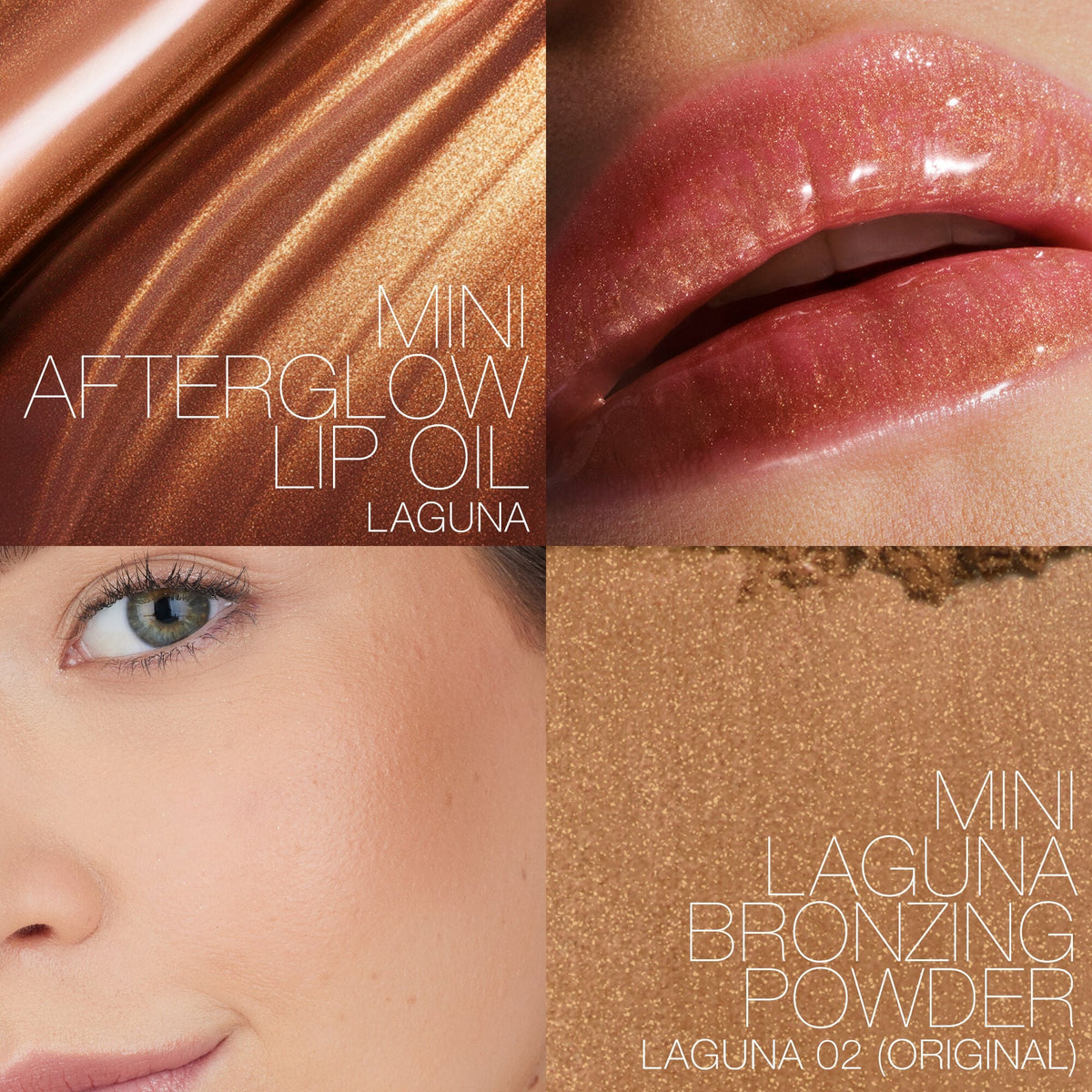 Mini Laguna Bronzer & Lip Oil Duo